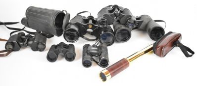 Sibir Optics 20-50 x 50 WA zoom spotting or similar scope, 25x30mm three draw telescope and six