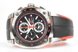 Seiko F1 Honda Team Racing Edition Sportura gentleman's chronograph wristwatch ref. 7T62-0GR0 with