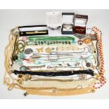 A collection of jewellery including Sarah Coventry brooch and pendant, Exquisite pendant,