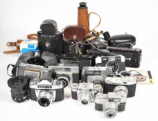 Collectable cameras to include Exa 1a 35mm SLR with E.Ludwig Meritar 2.2/50 and Meyer-Optik