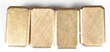 A pair of 9ct gold cufflinks, 6g