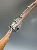 Deactivated BSA Short Magazine Lee Enfield (SMLE) Mk III .303 bolt-action rifle with adjustable