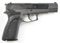 Umarex Browning GPDA8 8mm semi-automatic blank firing pistol with chequered composite grips and