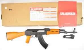 Cybergun Kalashnikov AK47 .177 CO2 air rifle with wooden pistol grip and stock, sling mounts,