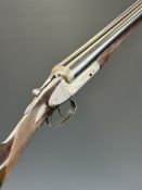 W J Jeffery & Co Ltd 12 bore side by side ejector shotgun with named and engraved locks, engraved