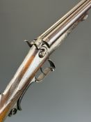 Carl Guntermann of Dusseldorf Lefauchaux patent 16 bore side by side hammer action shotgun with