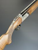 Rottweil Supersport 12 bore over and under ejector shotgun with engraved action, underside,