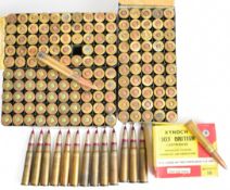 One hundred and seventy three .303 collector's rifle cartridges including Kynoch .303 British in