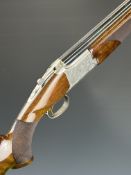 Browning 525 Advance limited edition 12 bore over and under ejector shotgun with engraved scenes