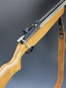 Daystate Huntsman .22 PCP air rifle with semi-pistol grip, raised cheek piece, adjustable sights