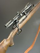 Mannlicher Schonauer M72 .270 Winchester bolt-action rifle with chequered semi-pistol grip and