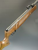 Crosman Multi-Shot TrailHawk Model 6-CMT2SXW .22 air rifle with textured semi-pistol grip and