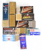 Five hundred and sixty seven .22 rifle cartridges including Winchester Subsonic and Laser, CCI