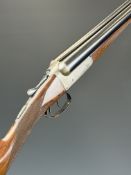 Charles Osbourne & Co 12 bore side by side shotgun with named and engraved locks, engraved