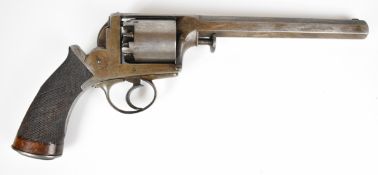 Deane, Adams & Deane Adam's patent 5-shot self-cocking semi-hammerless revolver with engraved frame,