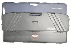 Three shotgun carry cases Beretta Teknys with fitted interior for a semi-automatic, four chokes,