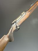 Sauer 200 .270 Winchester bolt-action rifle with chequered semi-pistol grip and forend, sling
