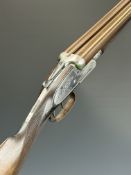 Robert Jones of Liverpool 12 bore sidelock side by side shotgun with named and engraved locks,