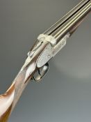 James Woodward & Sons 12 bore side by side sidelock shotgun with named and engraved locks,