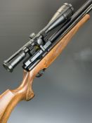 Air Arms S510 Carbine Super-Lite .177 PCP air rifle with chequered semi-pistol grip and forend,