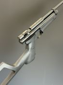 Crosman 2250XL .22 CO2 air rifle with textured pistol grip, composite skeleton stock and 4x32 scope,