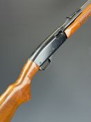 Remington Fieldmaster Model 572 .22 pump-action rifle with adjustable sights, semi-pistol grip and