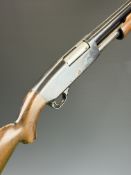 Stevens Model 77F 12 bore pump-action FAC shotgun with semi-pistol grip and 28 inch barrel choked ½,