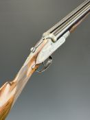 Army & Navy CSL 12 bore side by side sidelock ejector shotgun with named and engraved locks,