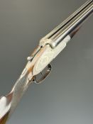 Charles Boswell 12 bore side by side sidelock ejector shotgun with named and engraved locks,