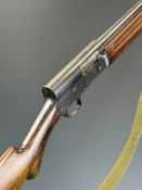 Browning A5 16 bore 3-shot semi-automatic shotgun with chequered semi-pistol grip and forend, canvas