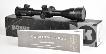 Konus Konuspro F30 4-16x52 Zoom rifle scope, in original box.