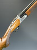 Cogswell & Harrison Windsor 12 bore over and under ejector shotgun with engraved scenes of birds