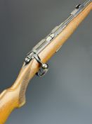 BRNO Model 2 .22 bolt-action rifle with chequered semi-pistol grip, sling mounts, multi-shot