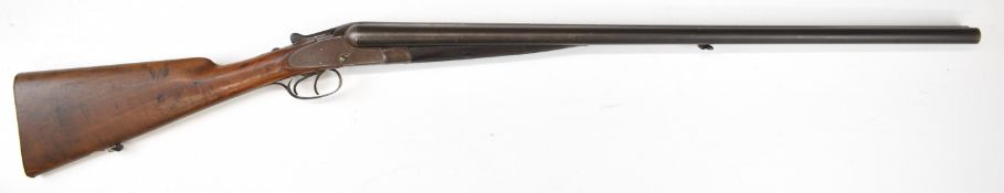 J P Sauer & Son 12 bore side by side sidelock shotgun with cocking indicators, named and engraved