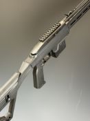 Crosman 1077 TAC repeater .177 CO2 air rifle with textured pistol grip, composite skeleton stock,