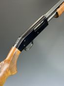 Mossberg .410 3-shot pump-action shotgun with chequered semi-pistol grip and forend and 26 inch