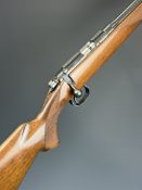 CZ 452-2E ZKM American .22 bolt-action rifle with chequered semi-pistol grip, sling mounts, multi-