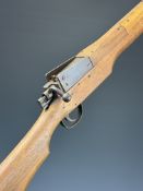 British WW2 Swift bolt-action training rifle with brass plaque stamped 'The Swift Training Rifle