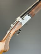 Beretta S686 Special 12 bore over and under ejector shotgun with engraved locks, underside,