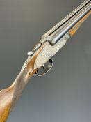 AYA No 2 12 bore side by side sidelock ejector shotgun with named and engraved hand detachable