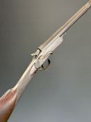 Williamson & Son of Ludlow .410 hammer action shotgun with chequered grip, vacant cartouche to the