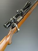 Ruger M77 Mk. II .22-250 bolt-action rifle with chequered semi-pistol grip and forend, sling mounts,