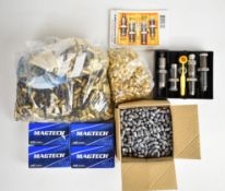 A collection of 9mm cartridges and re-loading equipment comprising 80 cartridges, 815 bullets, Lee