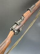 Denix or similar dry firing replica Short Magazine Lee-Enfield (SMLE) bolt-action rifle with brass
