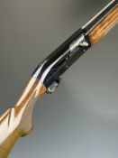 Benelli Super 90 12 bore 3-shot semi-automatic shotgun with chequered semi-pistol grip and forend,
