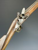Brown Bess pattern 10 bore muzzle loading flintlock musket with lock stamped 'Tower' and with