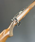 CZ 452-2E ZKM American .22 bolt-action rifle with chequered semi-pistol grip and forend, Vanguard