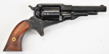 Pietta Remington style.31 six shot single-action percussion pocket revolver with wooden grips,