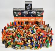Five hundred and ninety seven various 12 bore shotgun cartridges including Hull Cartridge Imperial