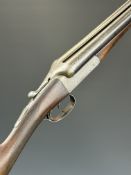 George Hinton & Sons of Taunton The Criterion 12 bore side by side shotgun with named and border